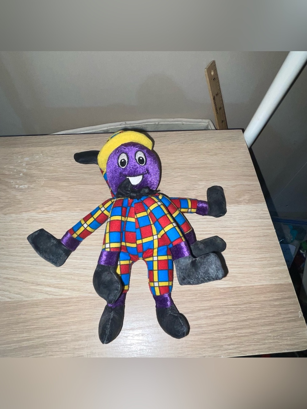 2003 Wiggles Henry The Octopus Beanbag Plush Doll Spin Master Toy- Vintage
